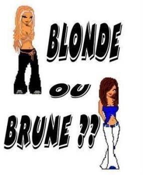 blonde ou brune ? 